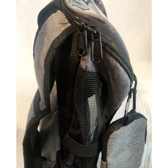 Pet Carrier Backpack Adjustable Shoulders Bag Breathable Mesh with Keychain bag - Picture 15 of 16